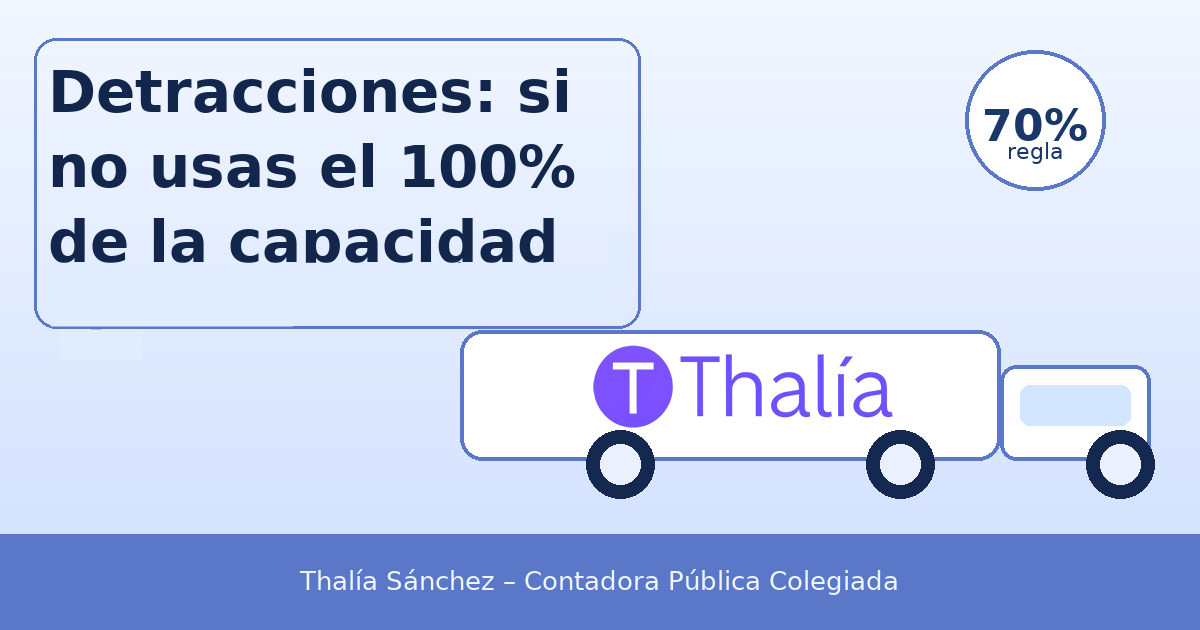 Detracciones en transporte